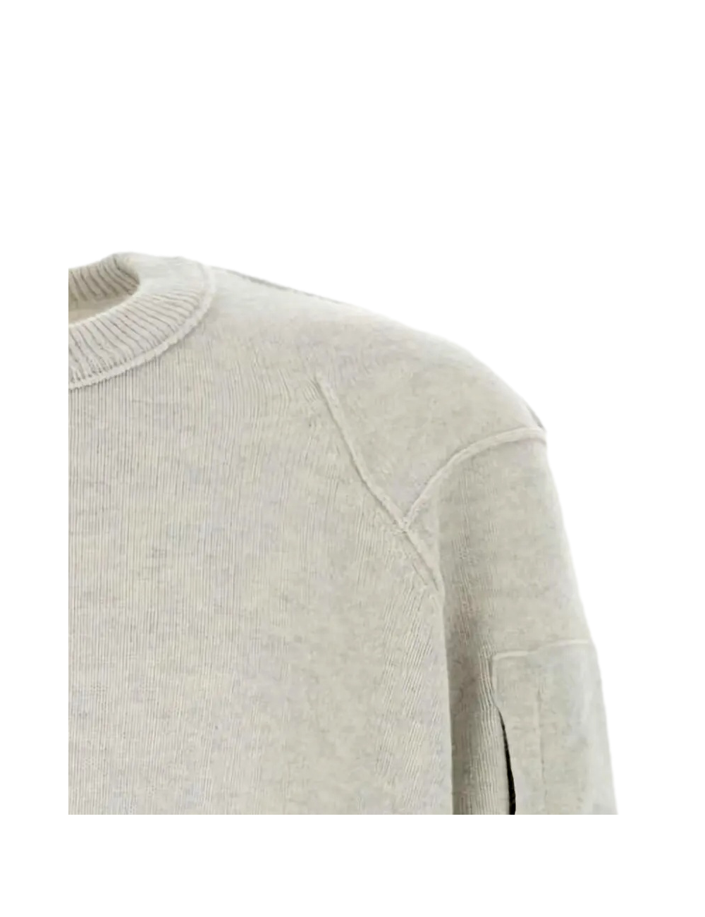 CP Company jersey cuello redondo lambswool grs gris | Ego Madrid oficial