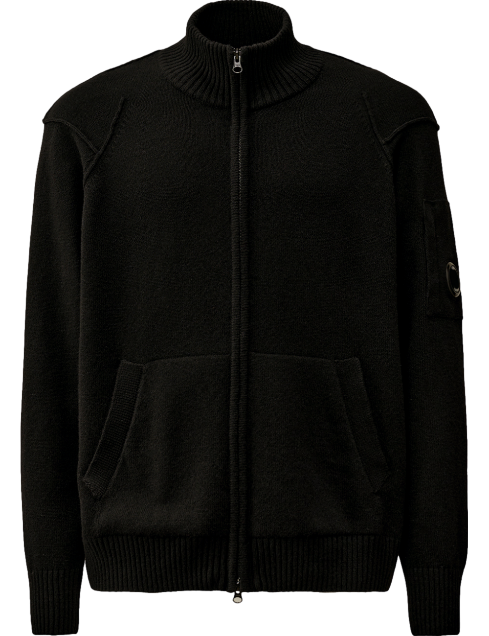 C.P. Company cardigan negro lambswool GRS