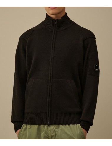 C.P. Company cardigan negro lambswool GRS 2