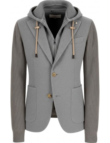 L.B.M. Americana gris con pechera desmontable | Almirante Seis