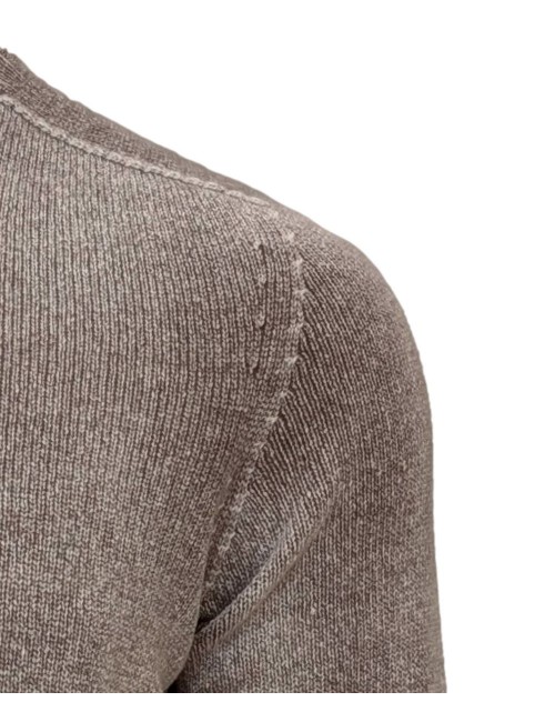 Jersey reversible beige marron de Arovescio