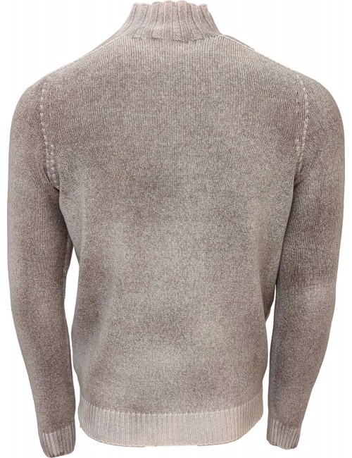 Jersey reversible beige marron de Arovescio