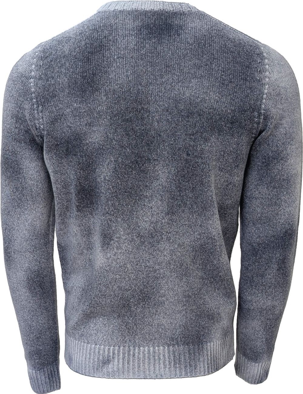 AROVESCIO jersey lana reversible Brushed Color deep blue | Ego Madrid
