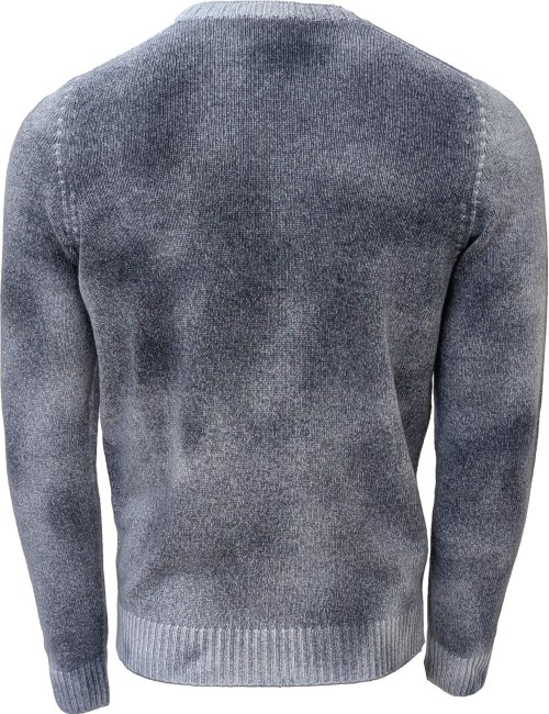 AROVESCIO jersey lana reversible Brushed Color deep blue | Ego Madrid
