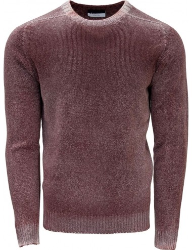 AROVESCIO jersey lana reversible Brushed Color vino | Ego Madrid