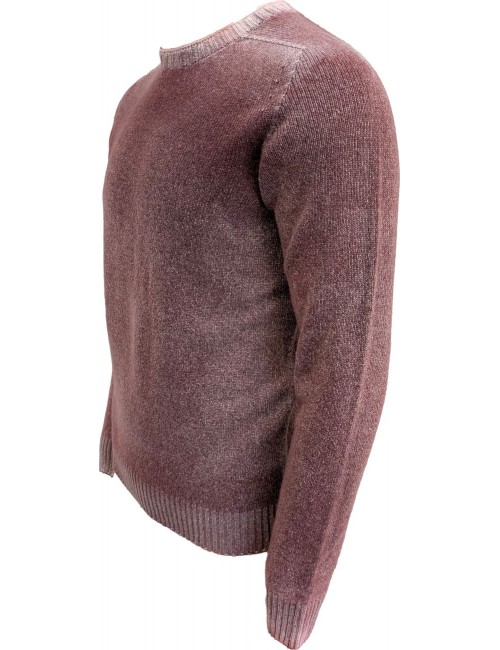 AROVESCIO jersey lana reversible Brushed Color vino | Ego Madrid