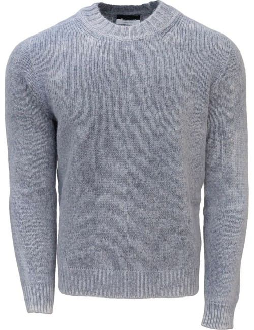 AROVESCIO jersey pico alpaca Brushed azul claro | Ego Madrid