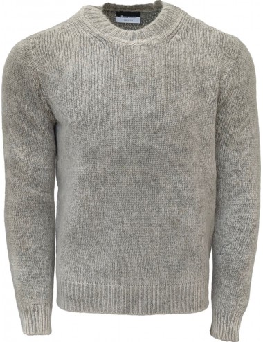 AROVESCIO jersey cuello redondo baby  alpaca Brushed verde| Ego Madrid