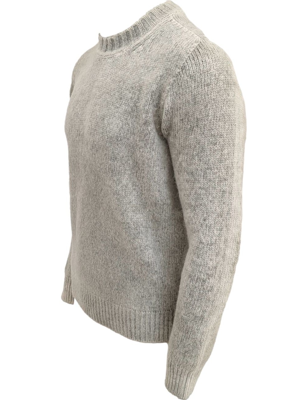 AROVESCIO jersey cuello redondo baby  alpaca Brushed verde| Ego Madrid