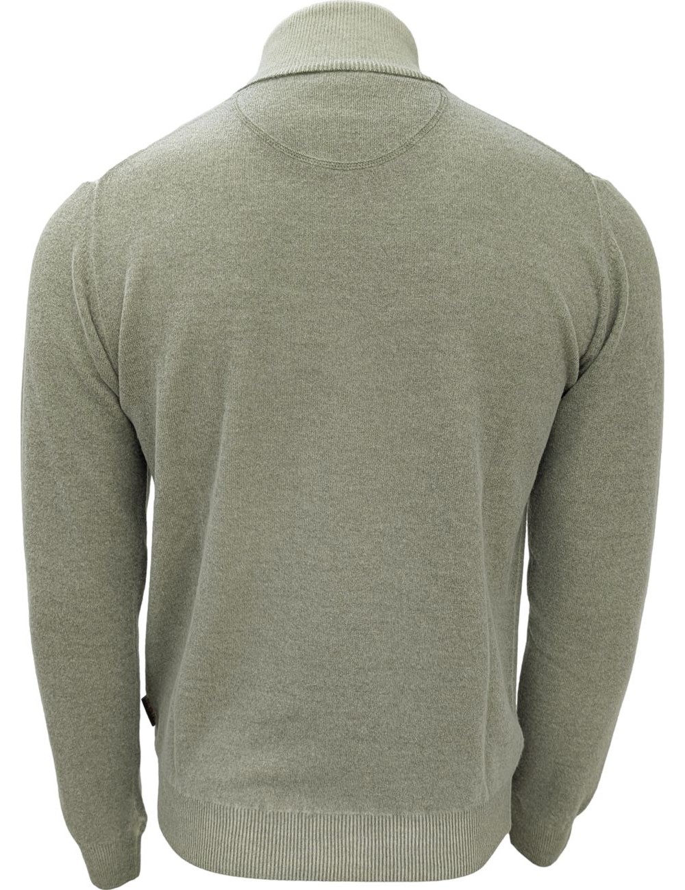 BoB jersey cuello vuelto lana cocida verde militar