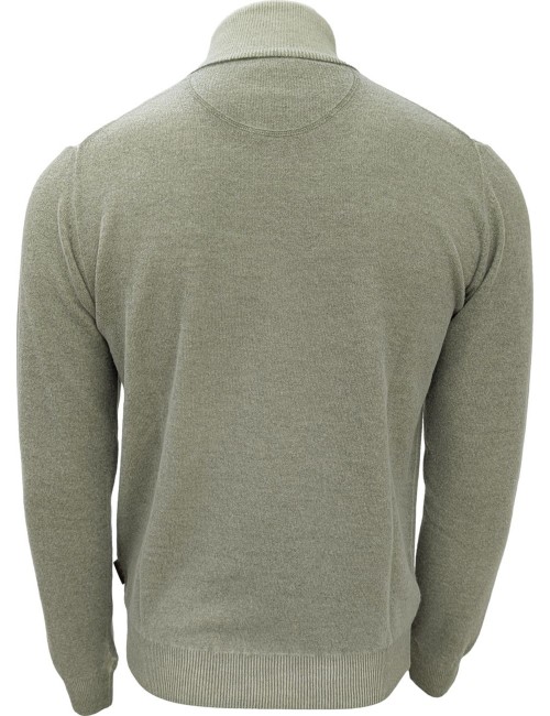 BoB jersey cuello vuelto lana cocida verde militar