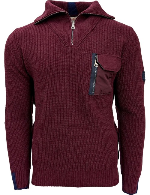 BOB jersey media cremallera granate | Ego Madrid tienda oficial