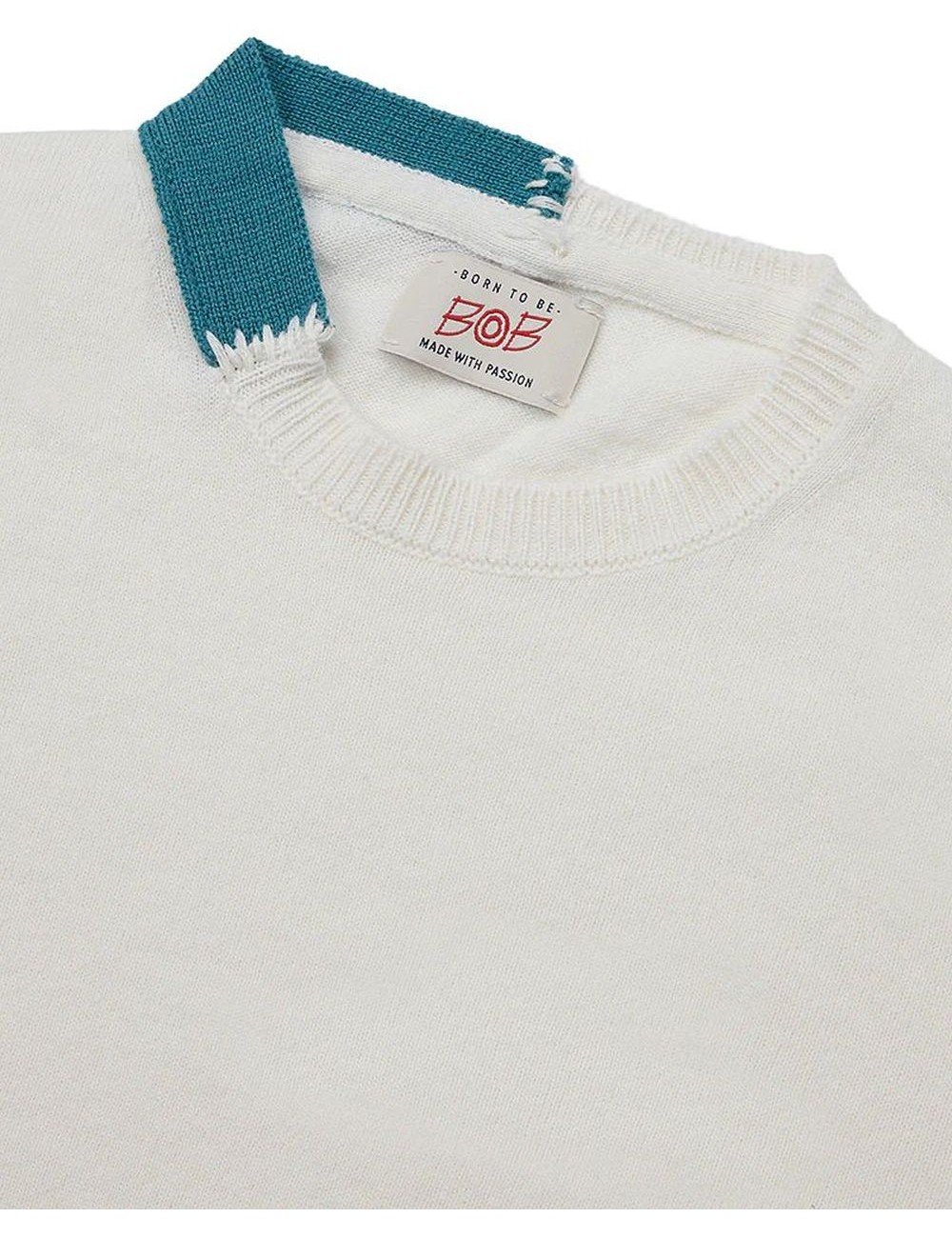 BOB Jersey Aric blanco roto cachemir | Ego Madrid tienda oficial
