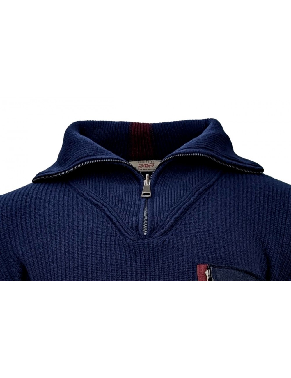 BOB jersey media cremallera azul | Ego Madrid tienda oficial
