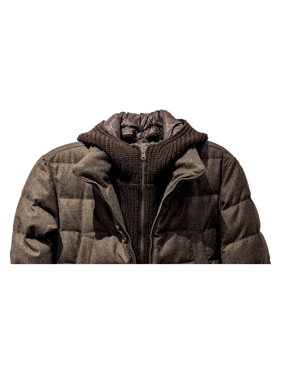 pLUMAS LARGO CUADROD HERNO MARRON