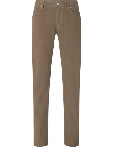 JACOB COHËN vaquero color gris elefante KHAKI BEIGE en pana lisa