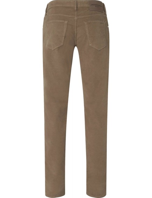 JACOB COHËN vaquero color gris elefante KHAKI BEIGE en pana lisa