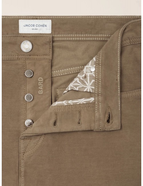 JACOB COHËN vaquero color gris elefante KHAKI BEIGE en pana lisa