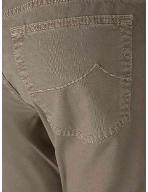 Jacob Cohën vaquero Bard gabardina elástica gris elefante