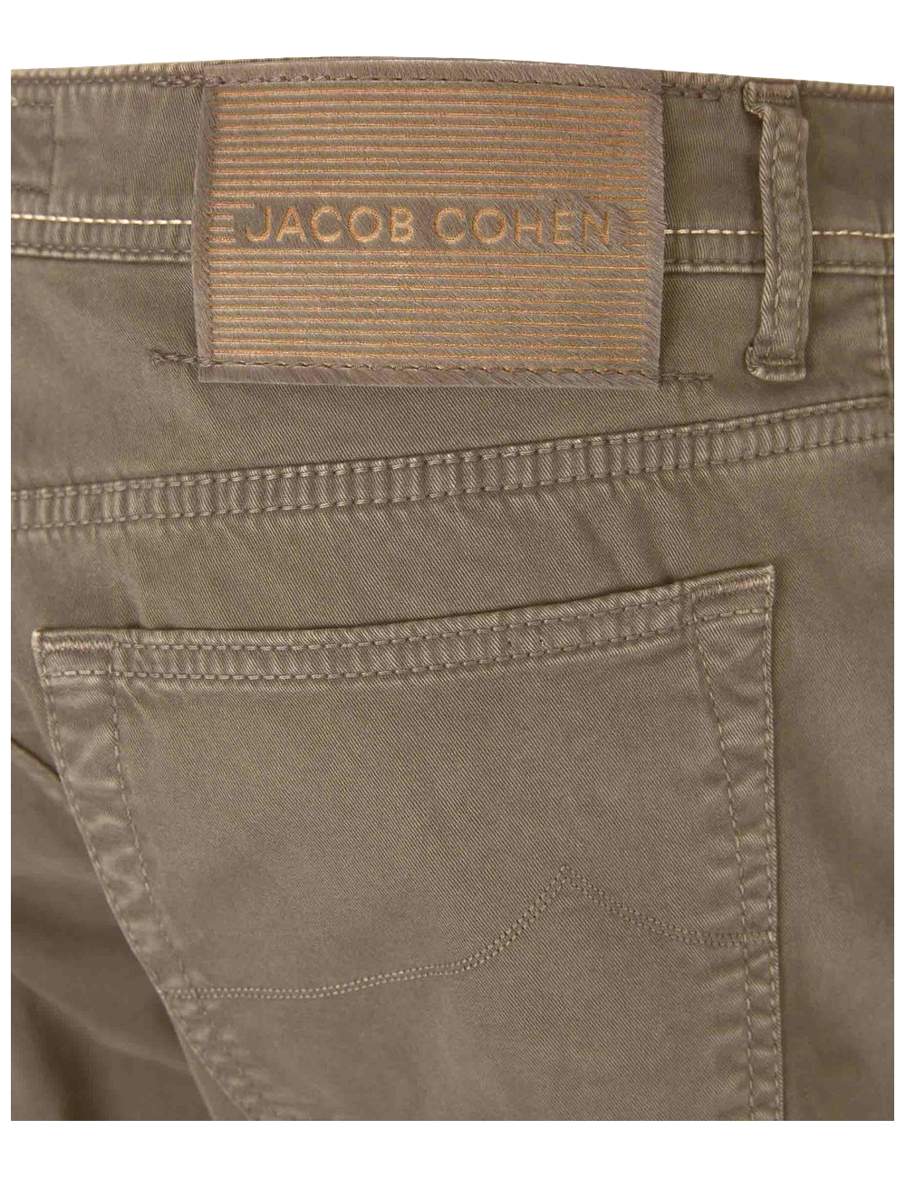 Jacob Cohën vaquero Bard gabardina elástica gris elefante