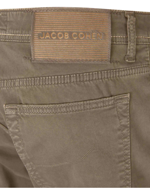Jacob Cohën vaquero Bard gabardina elástica gris elefante