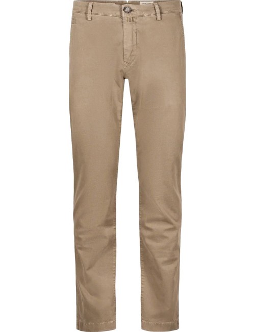 Jacob Cohën Bobby pantalón chino en gabardina beige