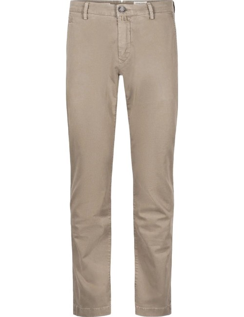 Jacob Cohën Bobby pantalón en gabardina gris | Almirante Seis Madrid