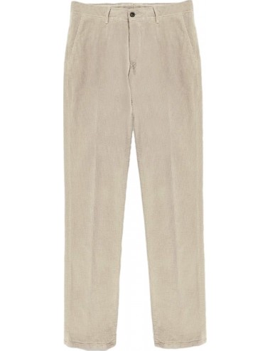 INCOTEX Pantalón Slowear pana blanco roto