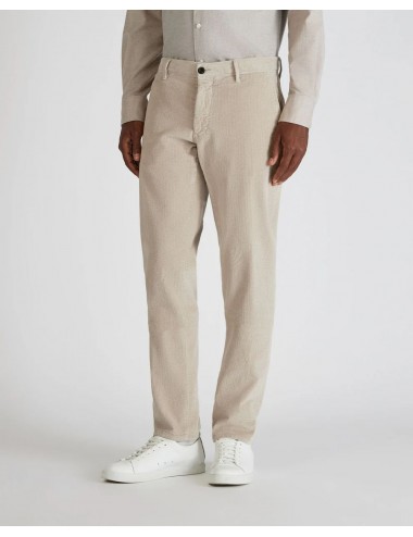 INCOTEX Pantalón Slowear pana blanco roto 2