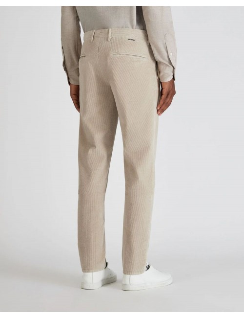 INCOTEX Pantalón Slowear pana blanco roto
