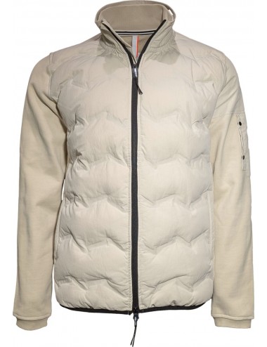 PMDS Chaqueta Thair híbrida nailon fleece beige claro