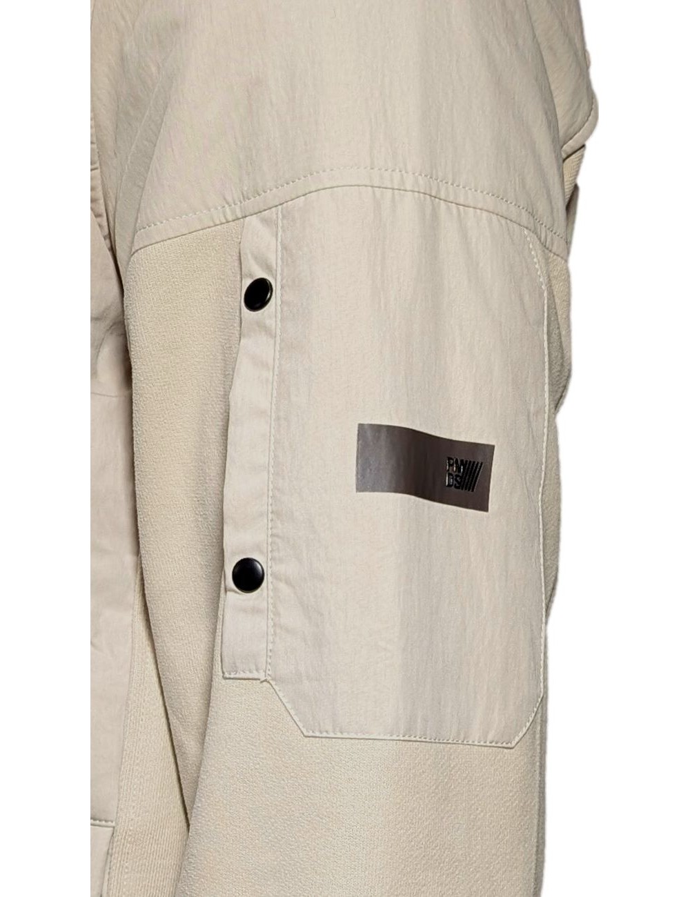 PMDS Chaqueta Thair híbrida nailon fleece beige claro