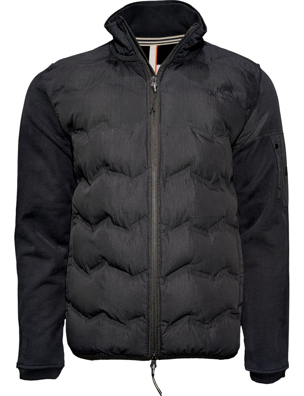 PMDS Chaquetaligera híbrida nailon fleece negro
