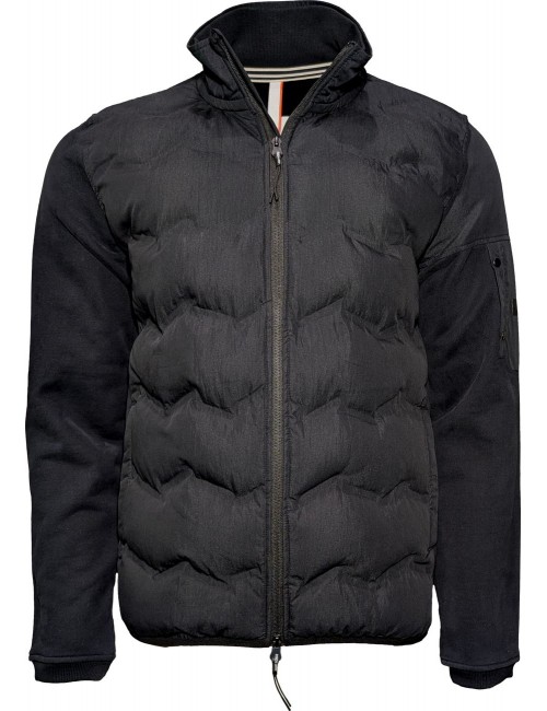 PMDS Chaquetaligera híbrida nailon fleece negro