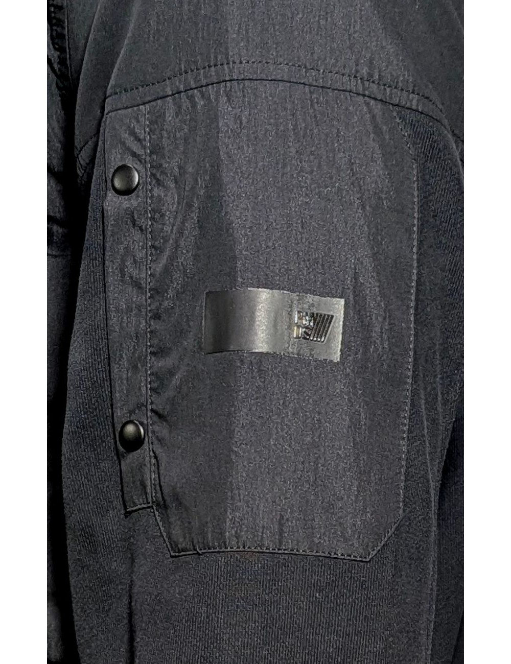PMDS Chaquetaligera híbrida nailon fleece negro