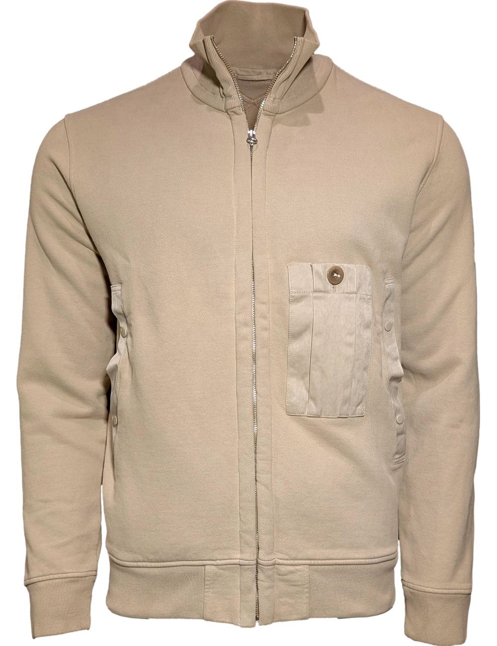TEN C Sudadera abierta beige | Ego Madrid oficial