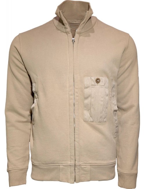 TEN C Sudadera abierta beige | Ego Madrid oficial