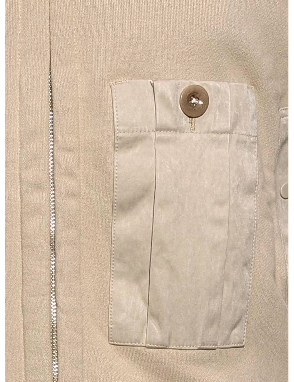 TEN C Sudadera abierta beige | Ego Madrid oficial