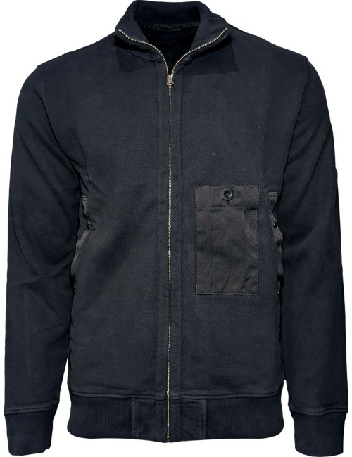 TEN C Sudadera abierta azul marino