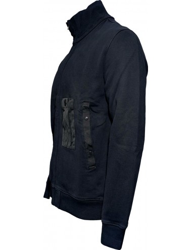 TEN C Sudadera abierta azul marino 2