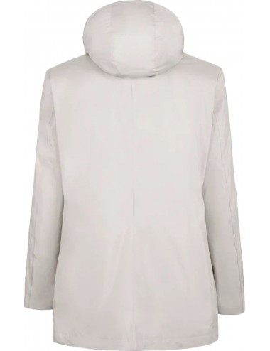 FRADI Gabardina Gordon capucha desmontable gris perla 2