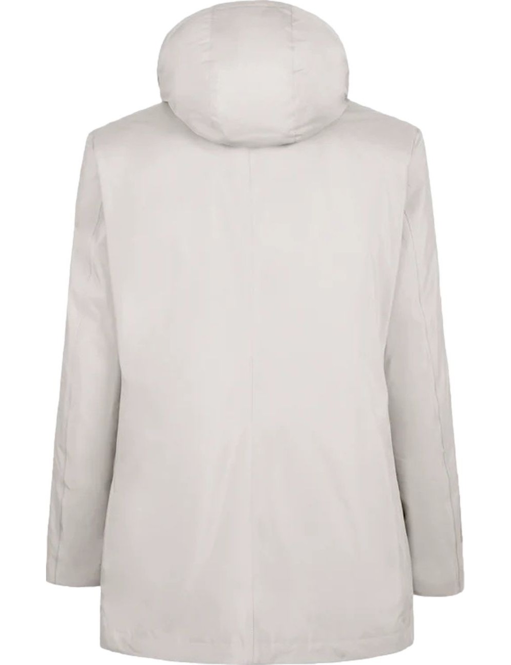 FRADI Gabardina Gordon capucha desmontable gris perla