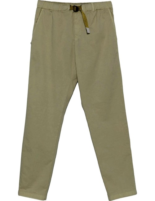 WHITE SAND pantalon Greg gabardina elástica verde caqui