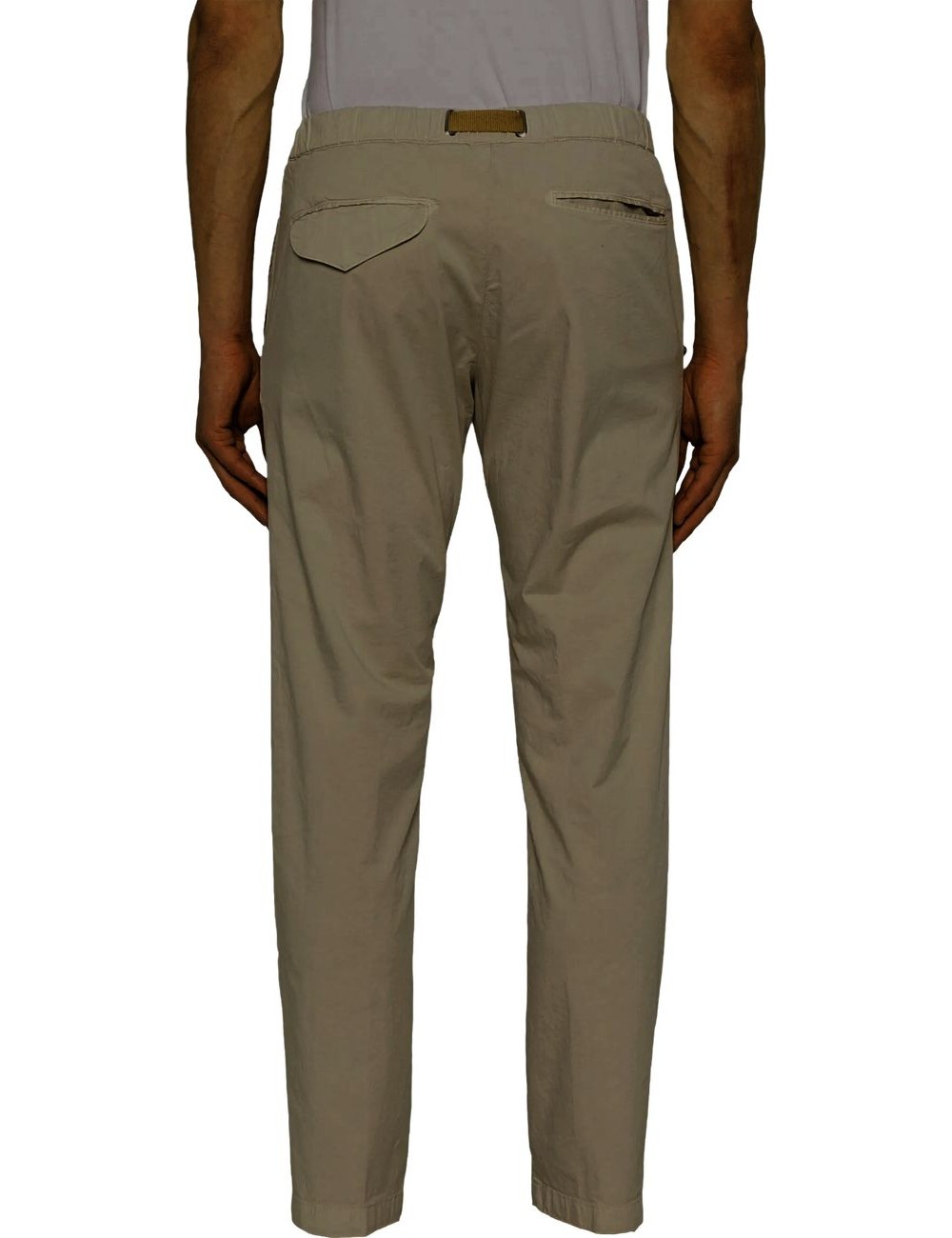 WHITE SAND pantalon Greg gabardina elástica verde caqui