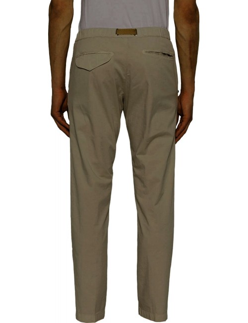 WHITE SAND pantalon Greg gabardina elástica verde caqui