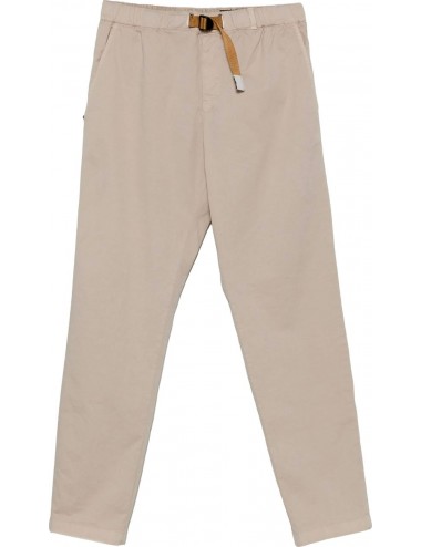 WHITE SAND pantalon Greg gabardina elástica beige  | Ego Madrid