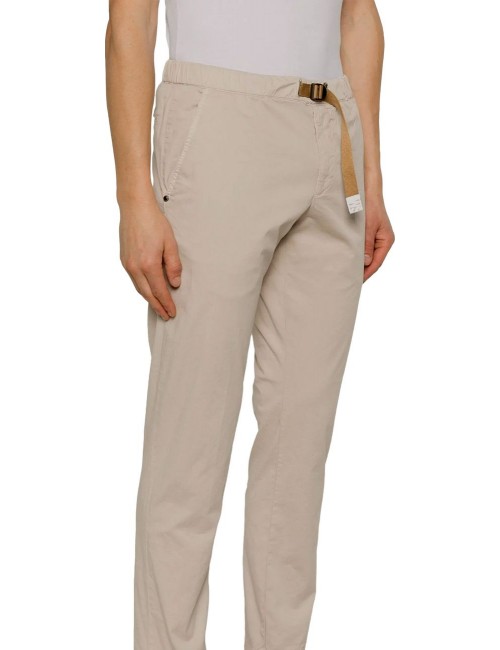 WHITE SAND pantalon Greg gabardina elástica beige  | Ego Madrid