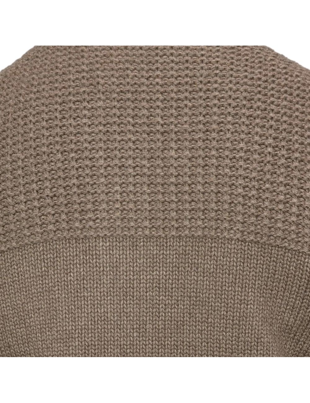 FERRANTE Chaqueta de punto marrón acolchada