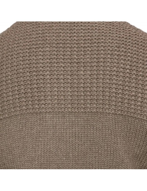FERRANTE Chaqueta de punto marrón acolchada