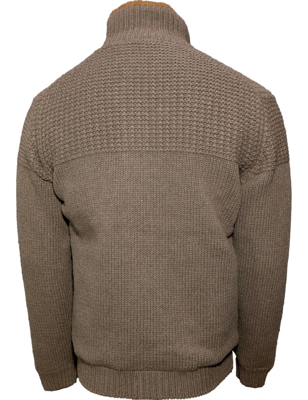 FERRANTE Chaqueta de punto marrón acolchada